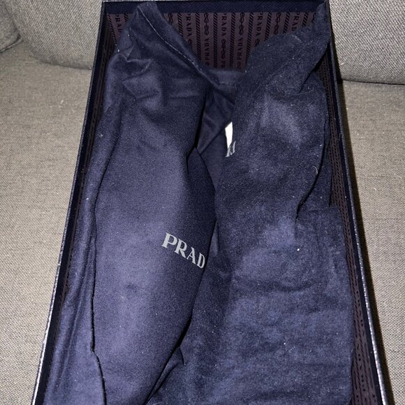 PRADA Men\'s Grey Suede Leather Loafers - Size 8.5 Italy / US 9.5-10 main image 5
